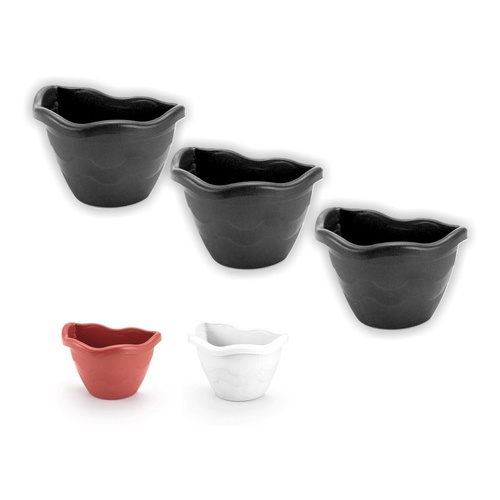 Vaso De Parede P Kit Com 3 - Jardim Vertical Orquidea em Oferta na Shopee