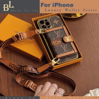 Para iPhone14 13 12 11 Pro Max XS X XR Couro De Luxo Porta-Objetos