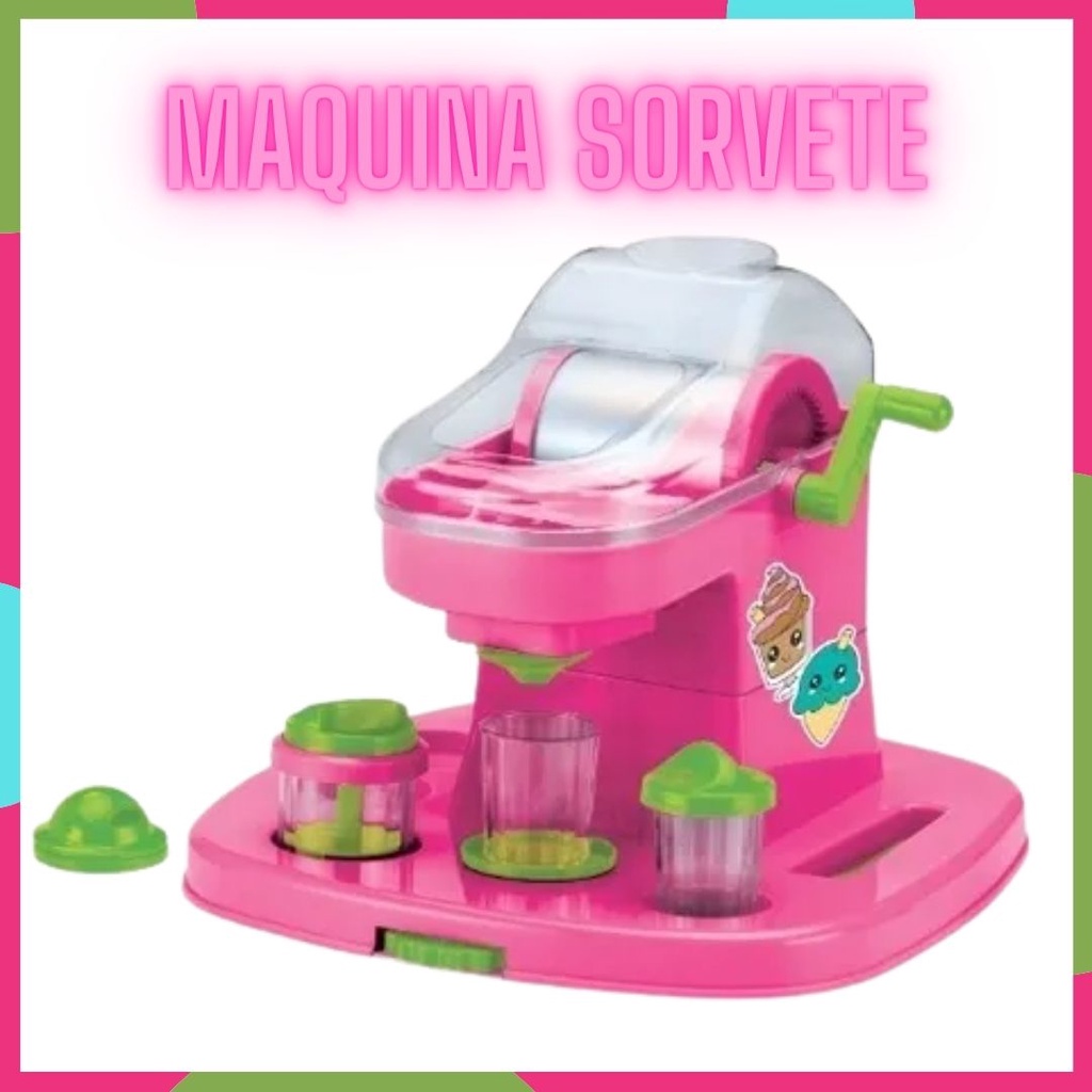 Maquininha De Sorvete - Maquina De Fazer Sorvete - Brinquedo | Shopee ...
