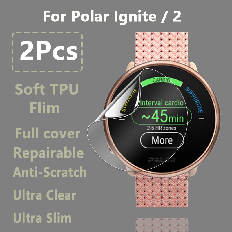 4 Pellicole In Vetro Temperato Per Polar Vantage M | Protezione Schermo 9H, 0,3mm, Anti Graffio E Impronte, Facile Installazione
