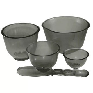 Kit de Cubetas e Espátula para Cremes ou Tintura em Oferta na Shopee