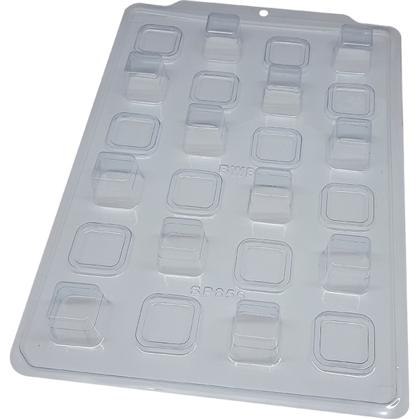 Forma Bwb Sp 856  Mini Caixa Quadrada Silicone 3 Partes Profissional Cod-3532  (Sp Especial) em Oferta na Shopee
