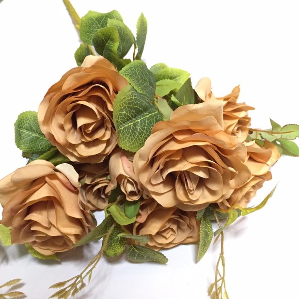 Flores Artificiais Permanentes Rosa Rose Gold Grecia | Shopee Brasil