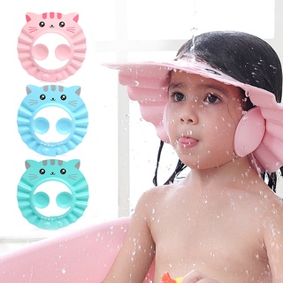 Banho Do Bebê Touca De Banho Chapéu Lavagem Cabelo Ajustável Para Proteção De Ouvido Bebê Recém @ - @ Nascido Crianças Seguro Crianças Shampoo Escudo
