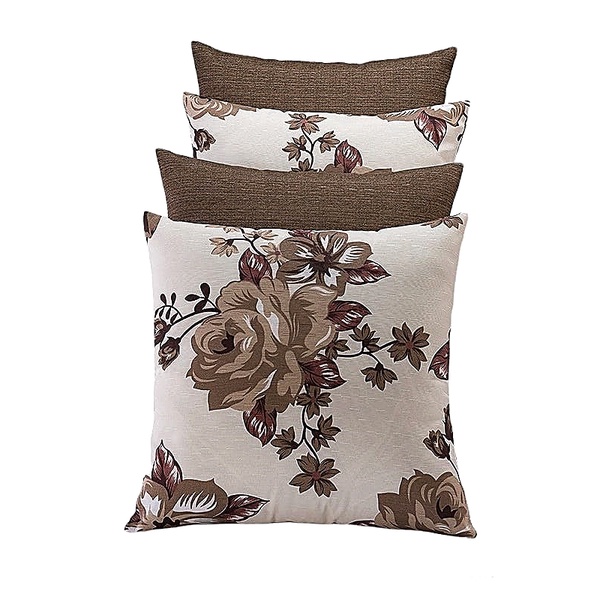 Kit capa de almofada 45x45 4 unidades decoração quarto e sala c ziper