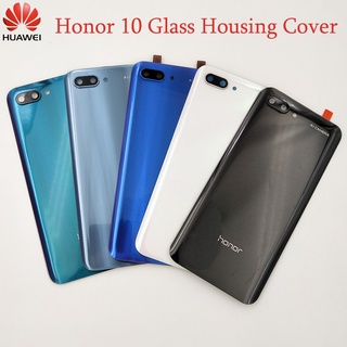 Original Huawei Honor 10 Tampa Traseira Da Bateria De Vidro Carcaça Porta Para COL-L29 Com Lente Câmera + Substituição Logo