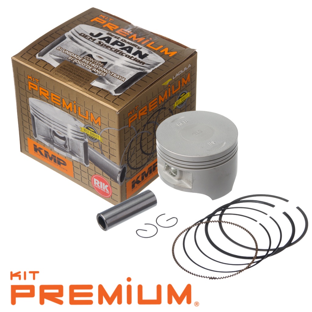 Kit Pistao Com Aneis Crf 230 Para 260 4,5mm-70mm Kmp Premium em Oferta na Shopee
