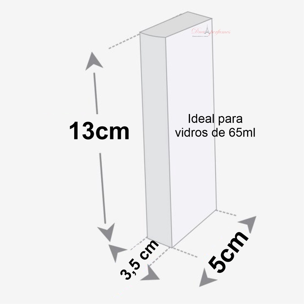 10 Caixas Embalagens triplex para Vidro De Perfume 65ml 13x5x3,5cm