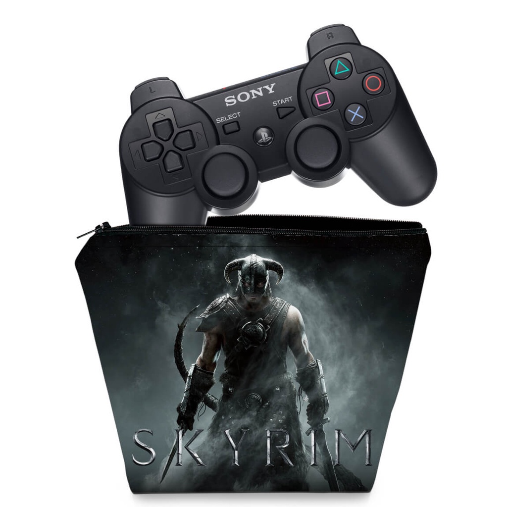 Capa PS3 Controle Case - Skyrim