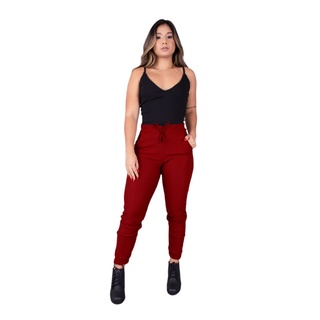 Limitless GO Calça Jogger Feminina Casual Bengaline