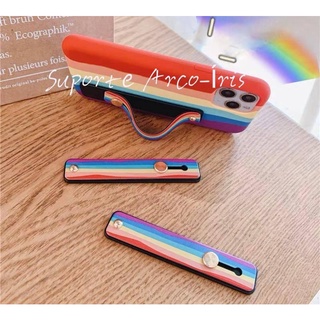 Suporte Push Pull Para Segurar Celular arco-iris novo