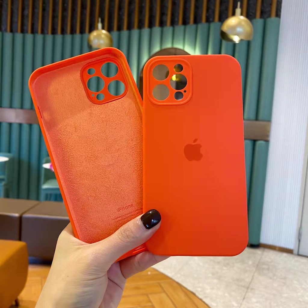 Capa Proteção Câmera Aveludada Fechada iPhone 12/12pro/12promax
