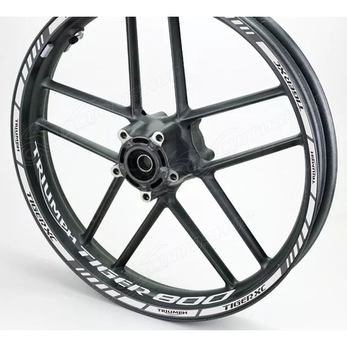 Friso + Adesivo Refletivo M2 Roda Moto Triumph Tiger 800 Xc
