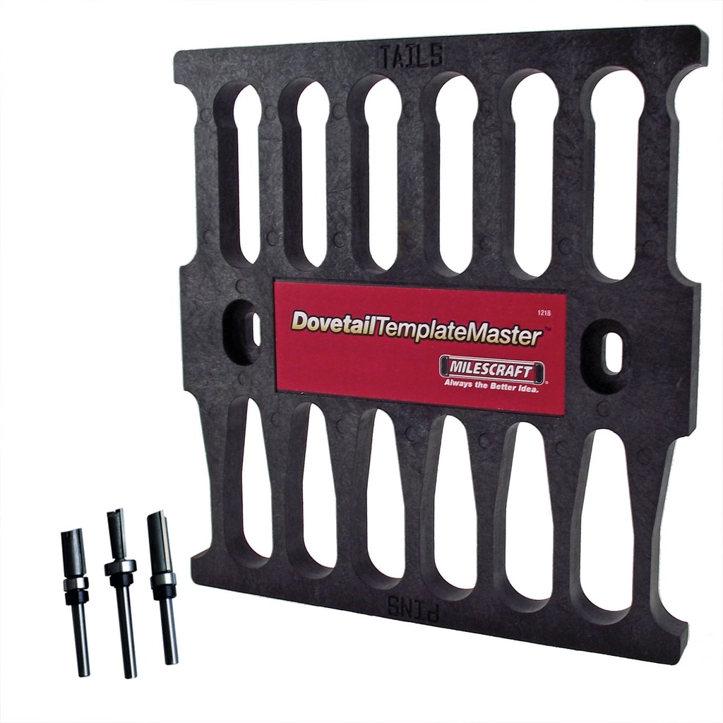 MILESCRAFT- GABARITO PARA RABO DE ANDORINHA - DOVETAIL TEMPLATE