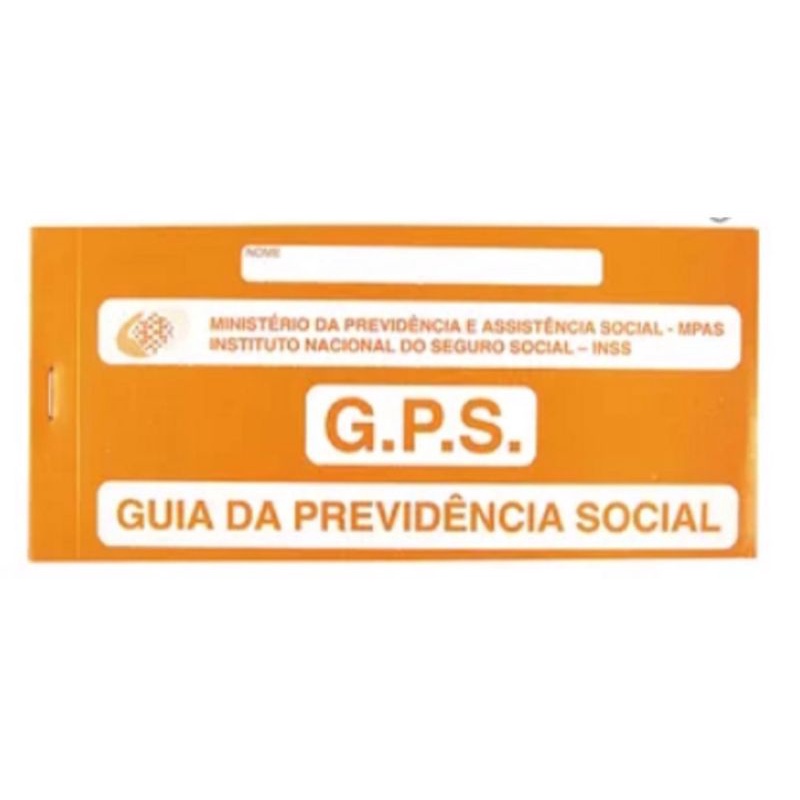 Carnê Gps inss Guia Da Previdência Social