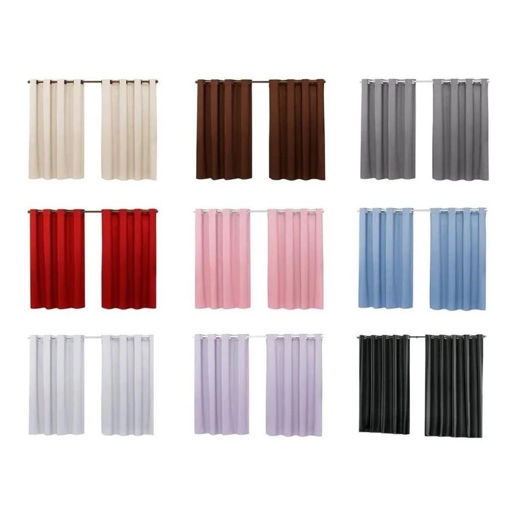 Cortina Blackout Pvc  Corta Luz  2,20x1,30 Sala Quarto Cozinha em Oferta na Shopee