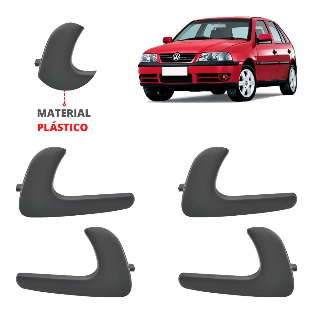 Kit 4 Maçaneta Interna Gatilho Puxador Gol 99 00 01 02 03 04 em Oferta na Shopee