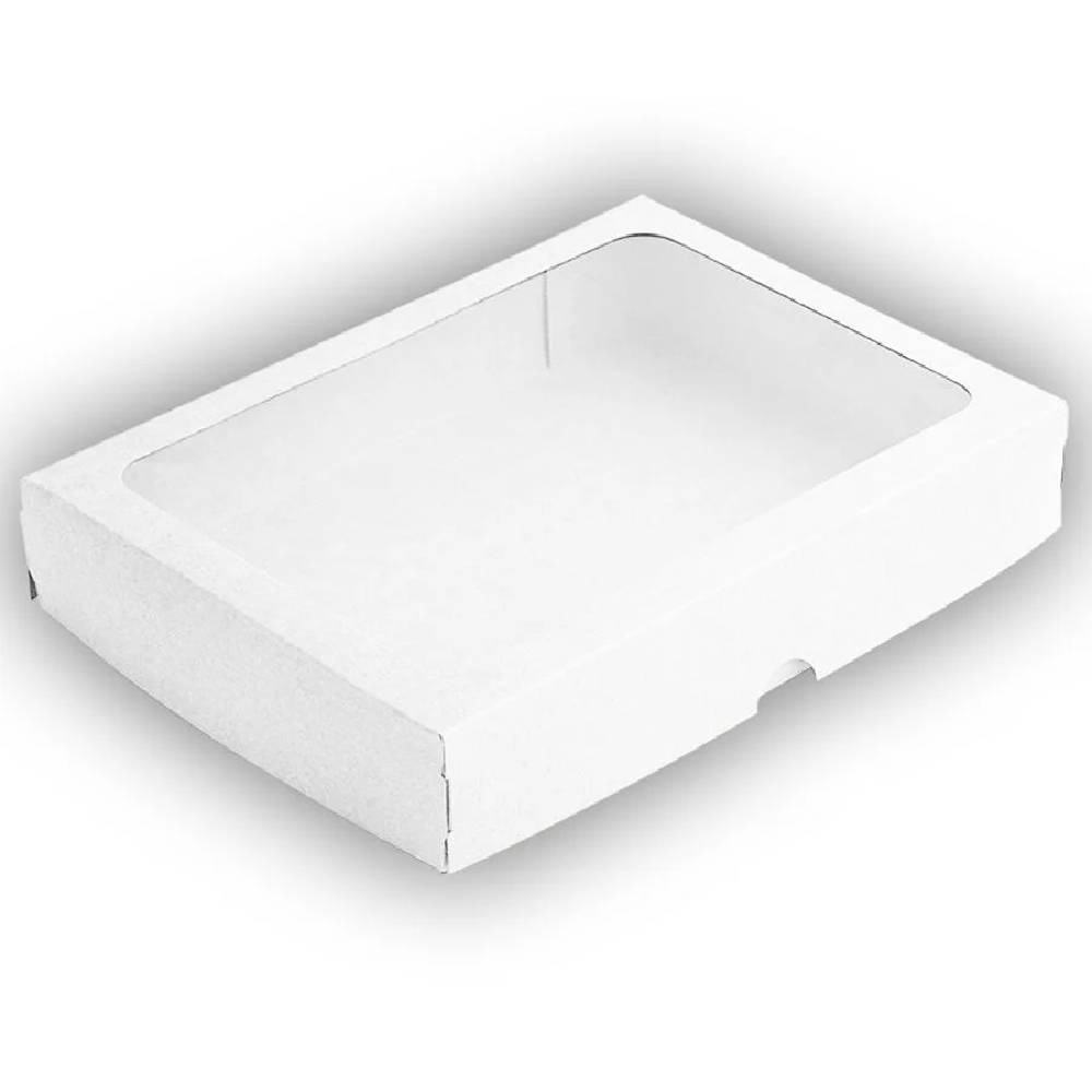 Caixa com Visor S5 - 16x22x4cm Branca 10un - Assk Rizzo