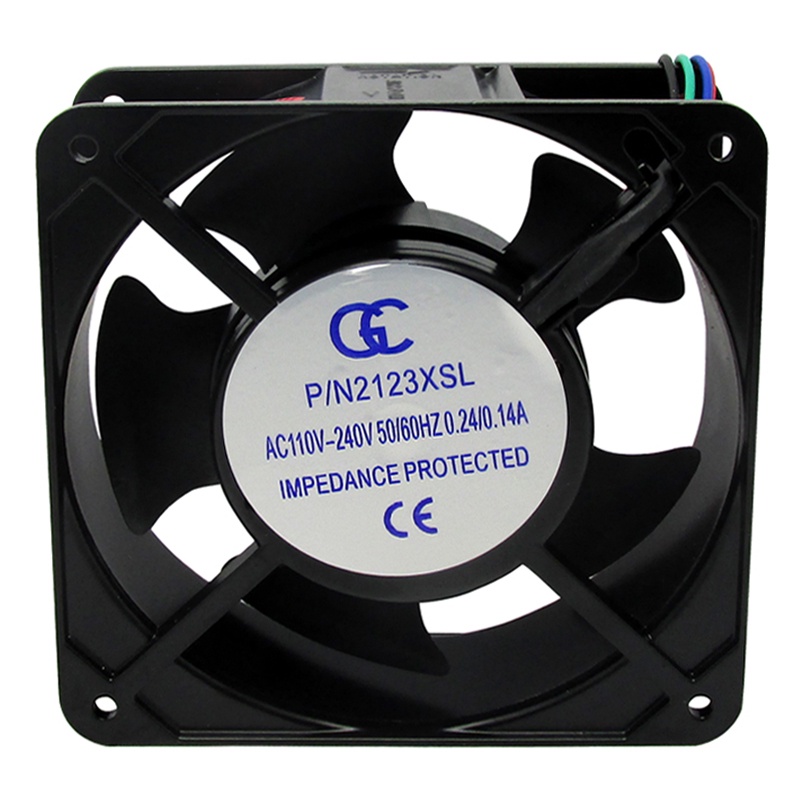 2pcs Ventilador Cooler Ventoinha Metálica 110v 220v Bivolt 120x120x38mm