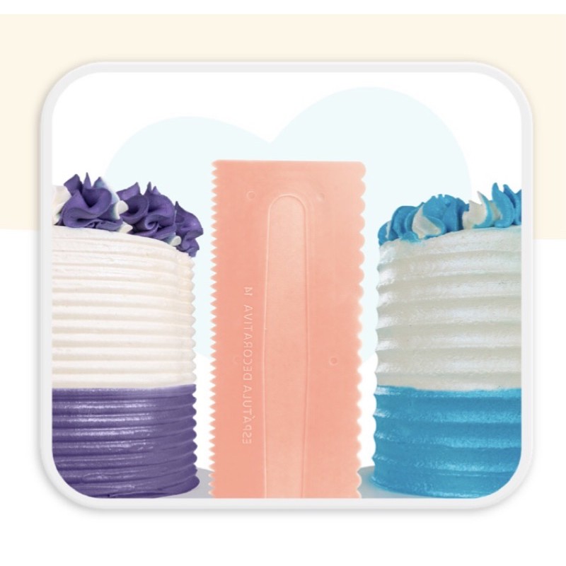 espátula decorativa n•14 para bolo rosa bluestar leni 23 cm  dupla confeitaria  ( chocobraz ) em Oferta na Shopee