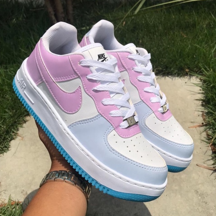 T Nis Nike Air Force Uv Muda De Cor Com A Luz Do Sol Feminino Promo O