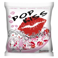 Pirulito Pop Kiss Selinho 500g - Boavistense