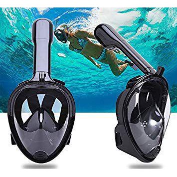 máscara de mergulho  snorkel mergulho adulto  Snorkel Full Face Com Suporte Para Gopro Câmera De Ação