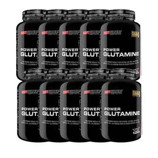 Kit 10x Power Glutamina 100g - Suplemento dos Atletas - Bodybuilders