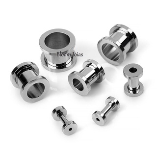 Piercing Túnel Alargador Titânio G23 - 3mm 4mm 6mm 8mm 10m 12mm