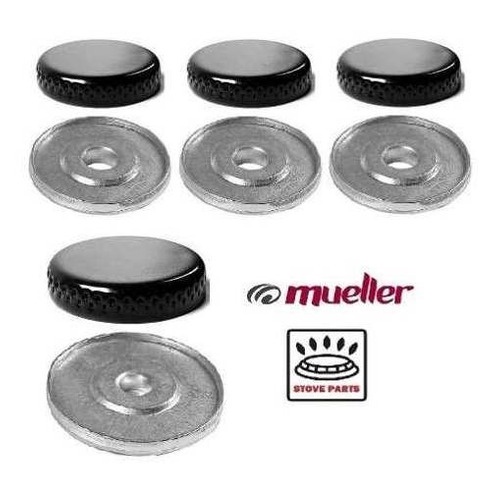 Kit Espalhador + Bacia Fogão Mueller Sem Ac. Automatico 4 B