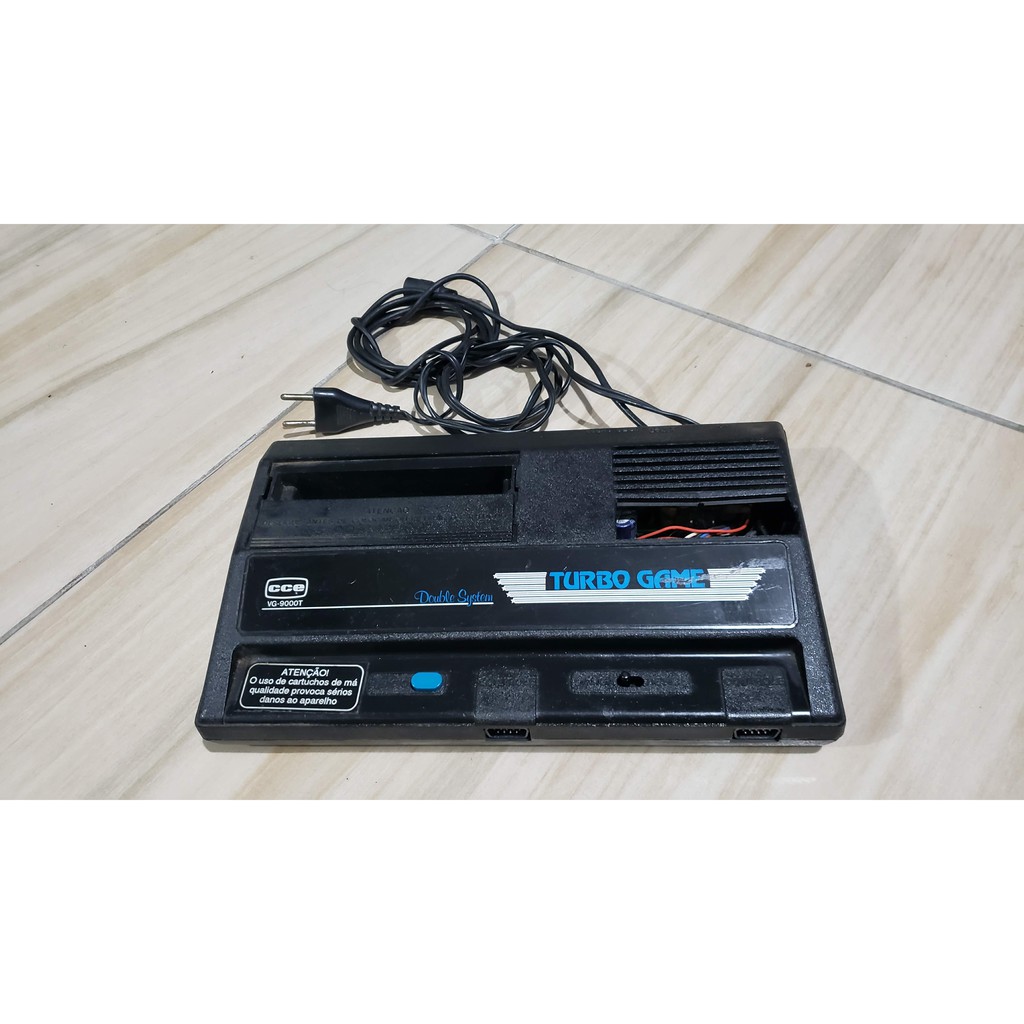 Turbogame Cce Vg9000t Nes Nintendinho Turbo Game Escorrega o