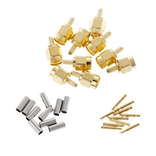 TOBBOMEY 100 Pezzi Manicotti Tubo In Acciaio Inox Per Raccordi - Foto 13