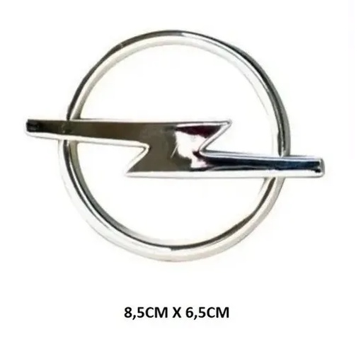 Emblema Simbolo Logo Opel Vectra Astra Tampa Traseira Porta Malas (Cinza)