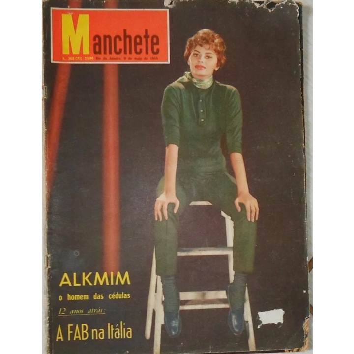 Revista: Manchete - Nº 368 - 09 De Maio De 1959 (no Estado)