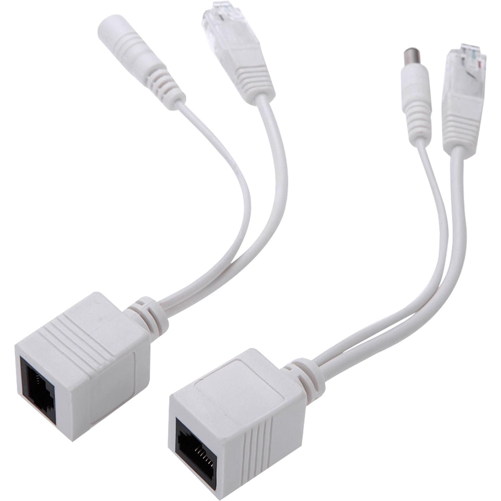 1 Par Cabo Adaptador Poe Injetor + Separador em Oferta na Shopee