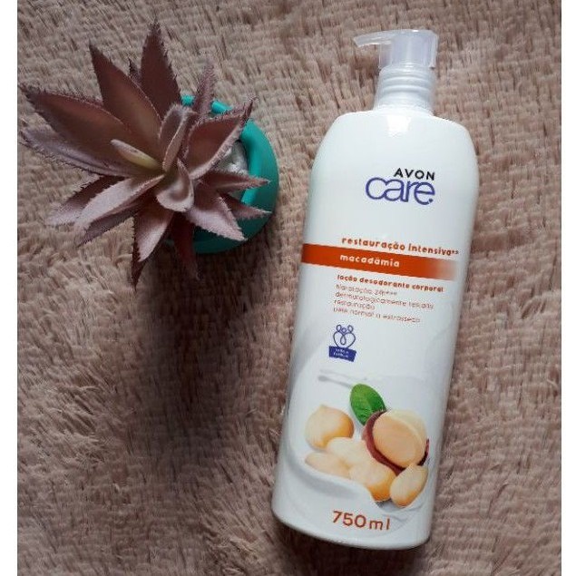 Loção Desodorante Corporal Avon Care Macadâmia 750ml Shopee Brasil