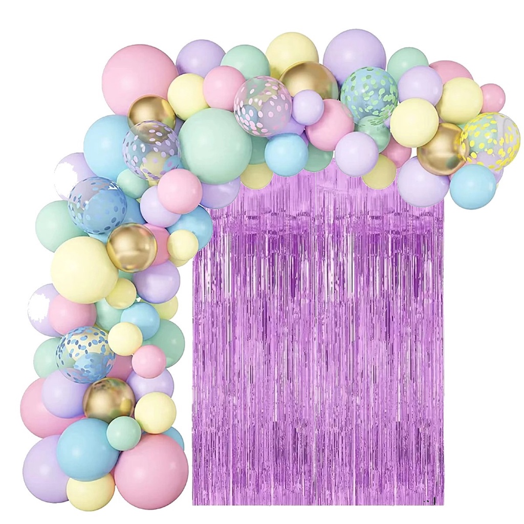 Kit 50 Balão Candy 9 pol + 1 Cortina Metalizada Decoração Festa em Oferta na Shopee