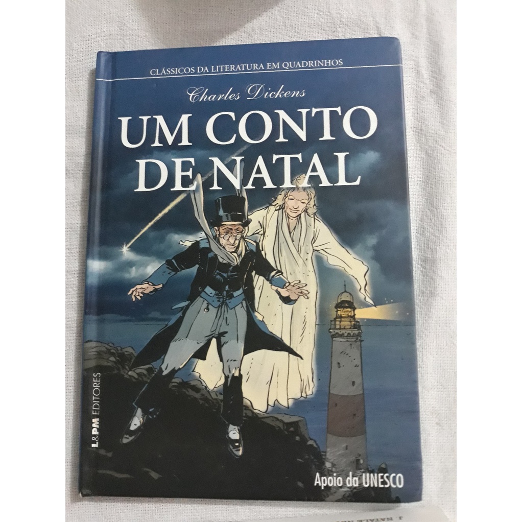 Um Conto de Natal - Quadrinhos Charles Dickens-capa dura-leia descrição |  Shopee Brasil
