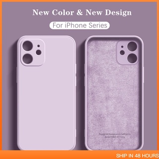 Silicone Líquido Quadrada Original case capinha capa para IPhone 11 12 13 Pro Max x xs xr 7 8 plus
