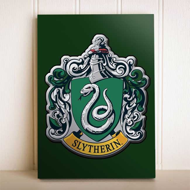 Placa Decorativa Filme Harry Potter Sonserina Slytherin