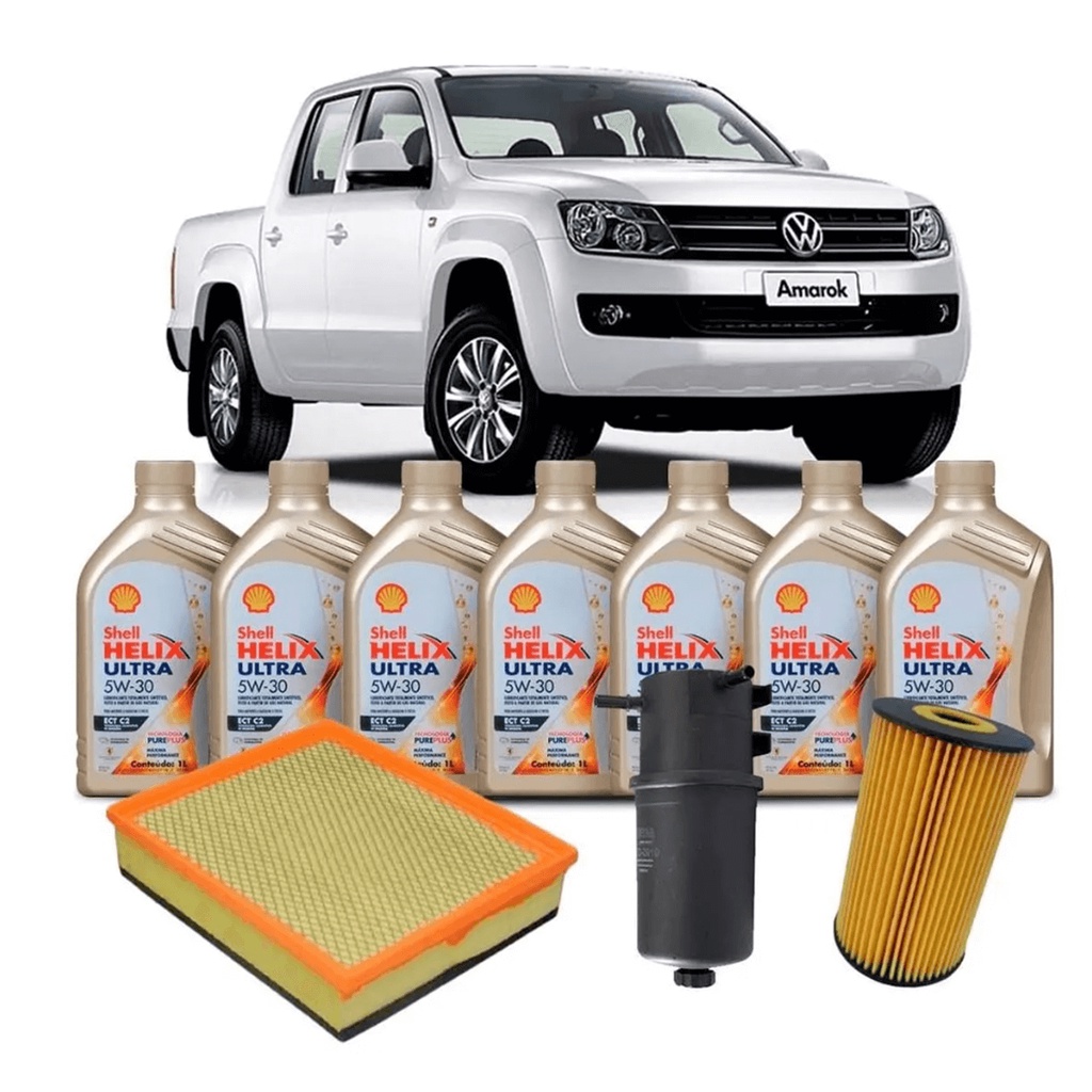Kit Troca Oleo Completo Vw Amarok 2.0 Tdi Diesel 2010 A 2014