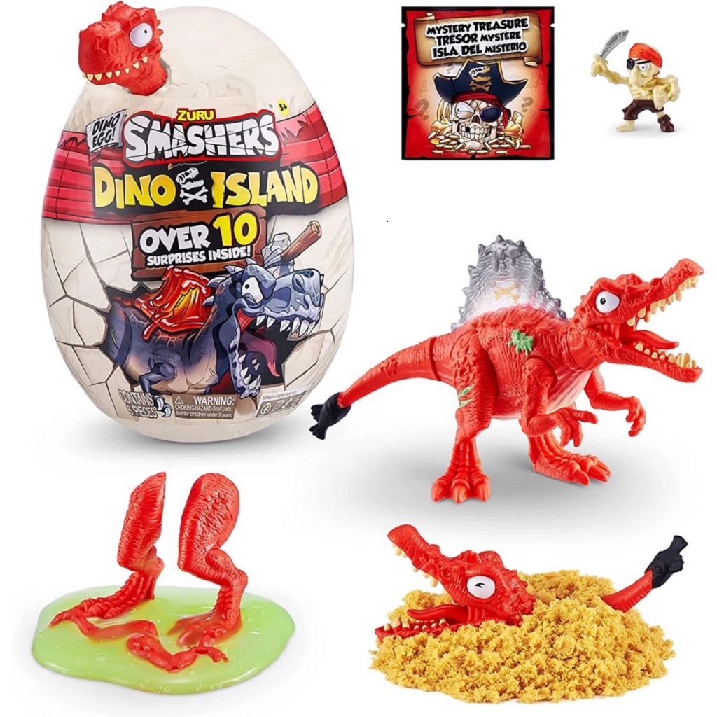 Smashers Ovo Dino Island Caveira Pirata Grande - Fun F0092-7