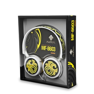 Fone de Ouvido Tribal MF-8603A, Fone 3D Infantil, Fone Jogos PC
