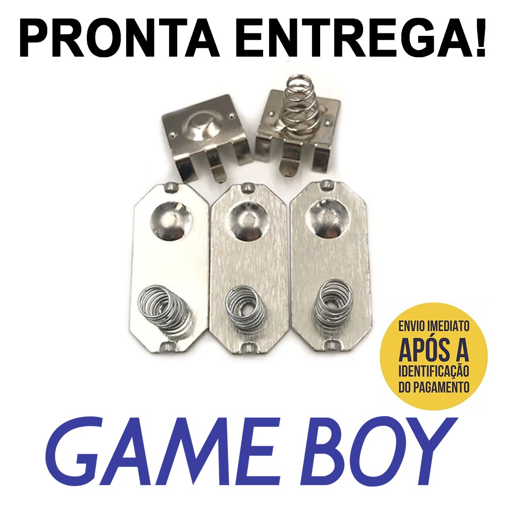 Kit Conector de Pilhas Gameboy Classic Dmg 01 Nintendo Terminais Molas! em Oferta na Shopee