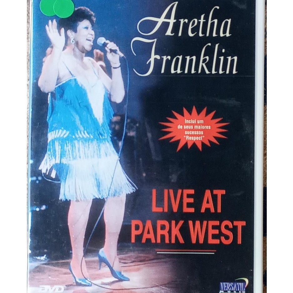 DVD SHOW Aretha Franklin ‎– Live At Park West