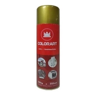 Tinta Spray Alta Temperatura 600ºc Colorart Dourado