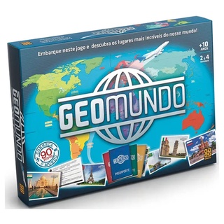 Jogo Tabuleiro Geomundo 4 Participantes 03446 - Grow