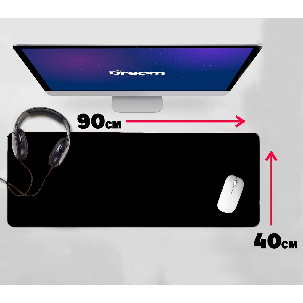 Mouse Pad Gamer Speed Extra Grande 90x40 70X30 60x40 Borda Costurada