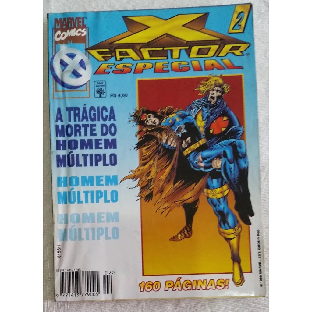HQ X Factor Especial Nº2 A Trágica Morte Homem Múltiplo Gibi Quadrinhos Marvel Comics