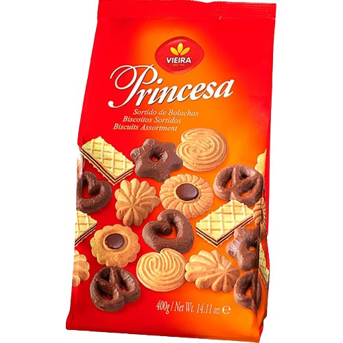 Biscoito Sortido Princesa Bolacha Importada 400g